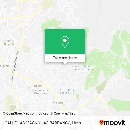 CALLE LAS MAGNOLIAS  BARRANCO map