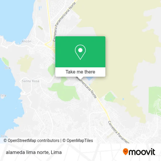 alameda lima norte map