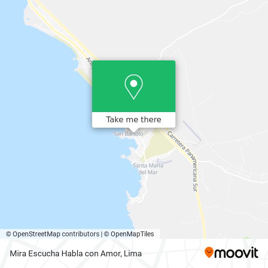 Mapa de Mira Escucha Habla con Amor
