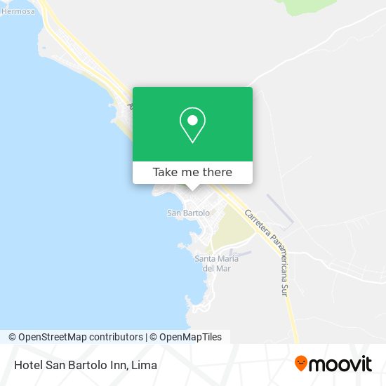 Mapa de Hotel San Bartolo Inn