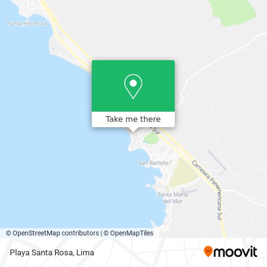 Playa Santa Rosa map