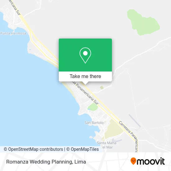 Romanza Wedding Planning map