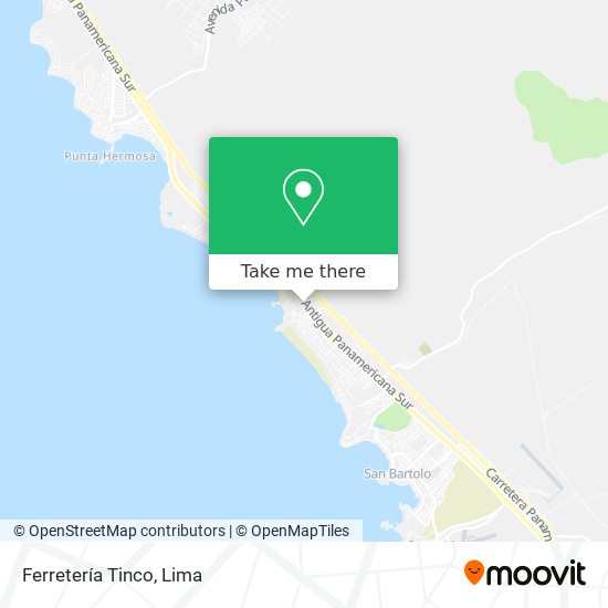 Ferretería Tinco map