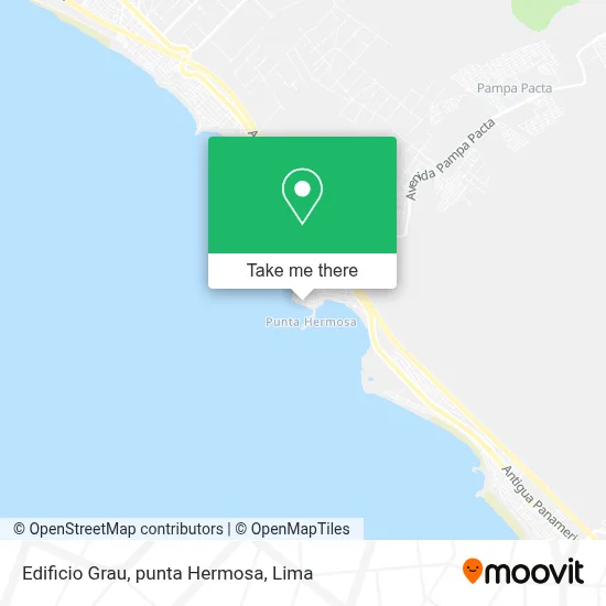 Edificio Grau, punta Hermosa map