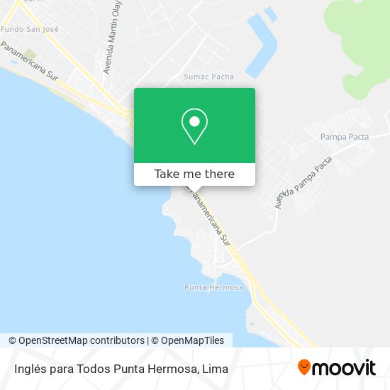 Inglés para Todos Punta Hermosa map