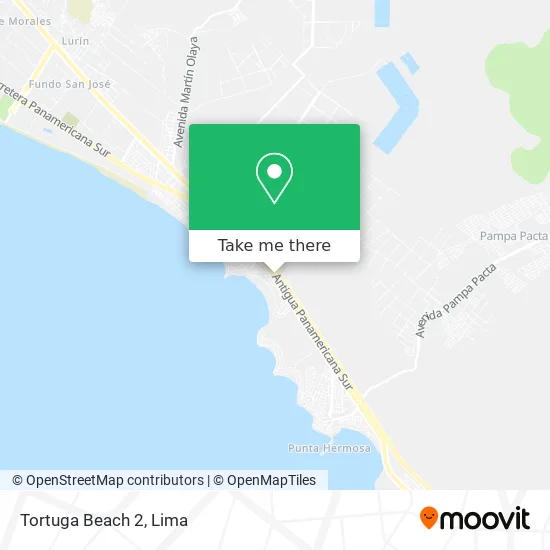 Tortuga Beach 2 map