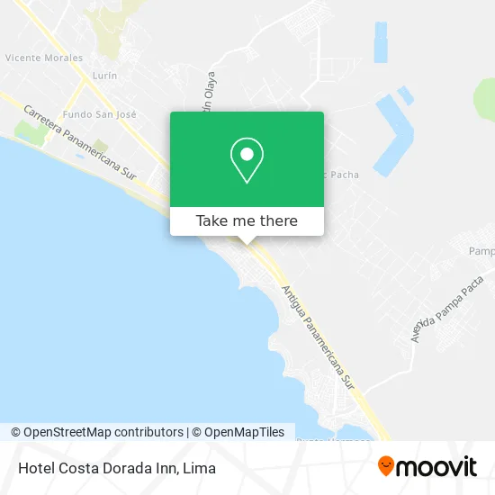 Hotel Costa Dorada Inn map
