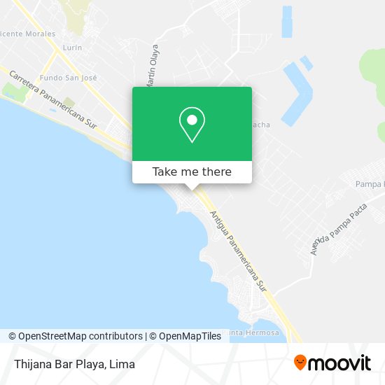 Thijana Bar Playa map