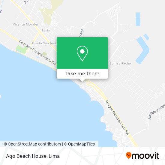 Aqo Beach House map