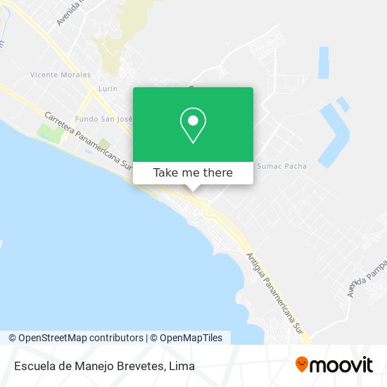 Escuela de Manejo Brevetes map