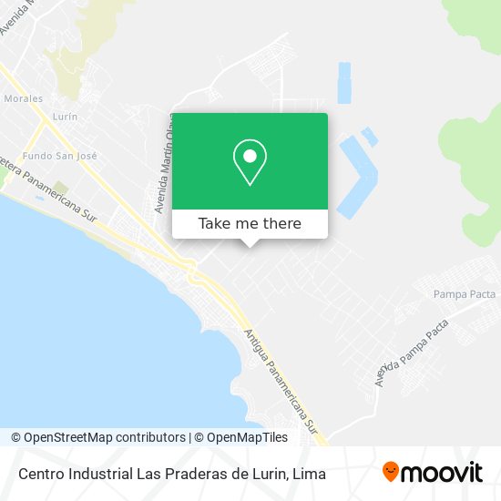 Centro Industrial Las Praderas de Lurin map