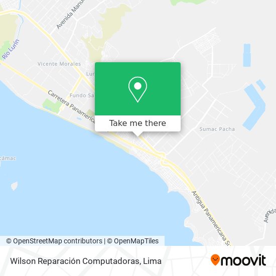 Wilson Reparación Computadoras map