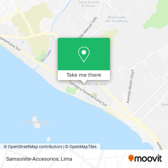 Samsonite-Accesorios map