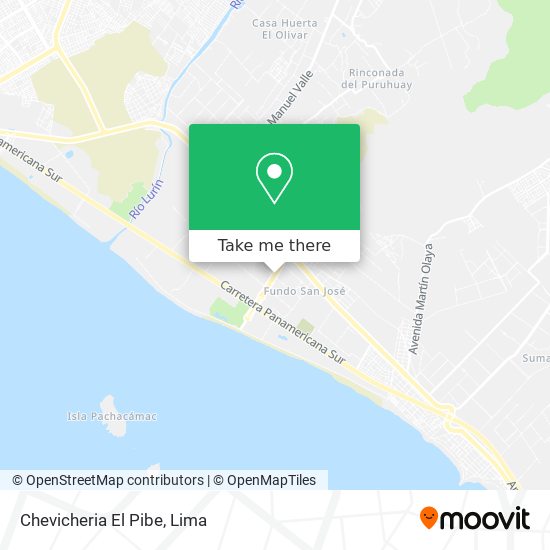 Chevicheria El Pibe map