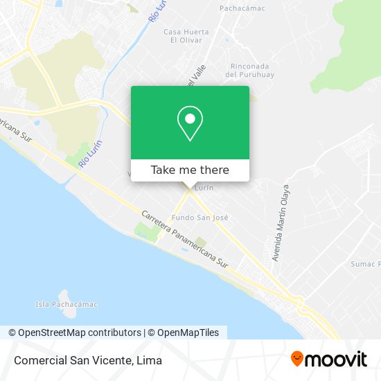 Comercial San Vicente map