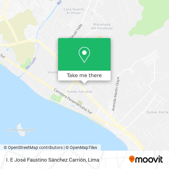 I. E José Faustino Sánchez Carrión map