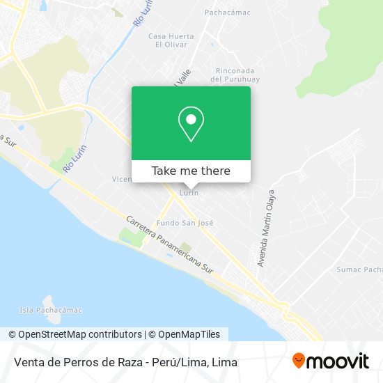 Venta de Perros de Raza - Perú / Lima map