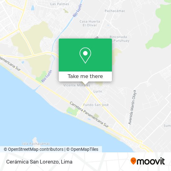 Mapa de Cerámica San Lorenzo