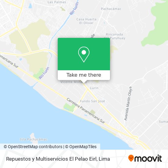 Repuestos y Multiservicios El Pelao Eirl map