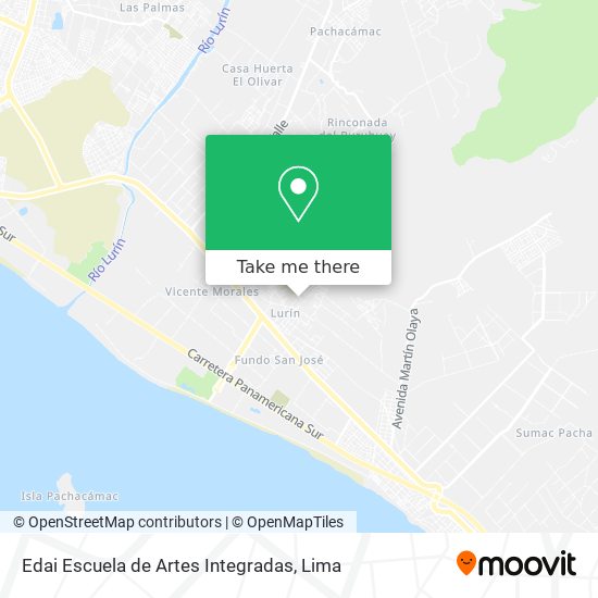 Edai Escuela de Artes Integradas map