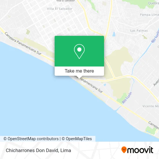 Chicharrones Don David map