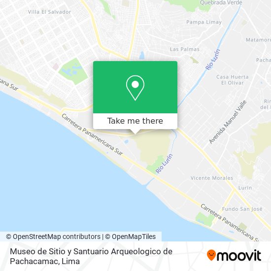 Museo de Sitio y Santuario Arqueologico de Pachacamac map