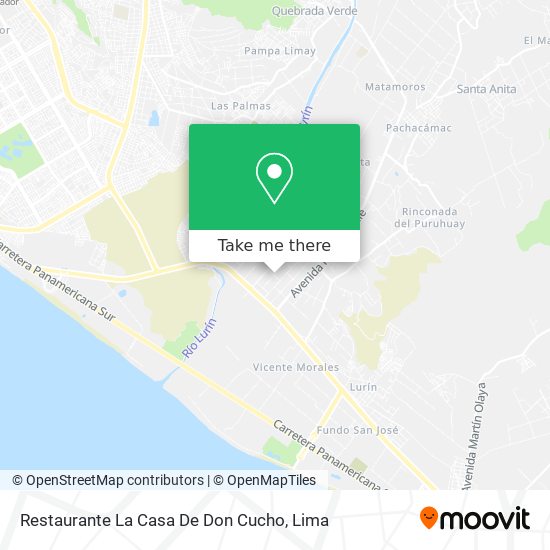 Restaurante La Casa De Don Cucho map