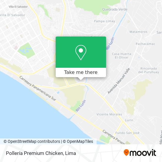 Pollería Premium Chicken map