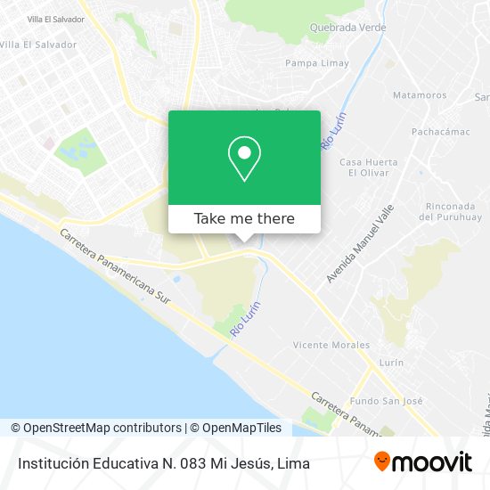 Institución Educativa N. 083 Mi Jesús map