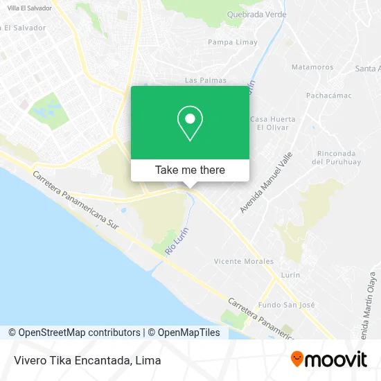 Vivero Tika Encantada map