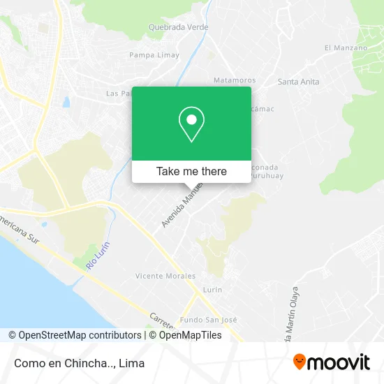 Como en Chincha.. map