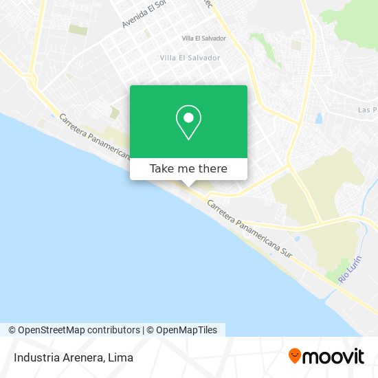 Mapa de Industria Arenera