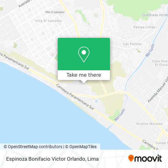 Espinoza Bonifacio Victor Orlando map