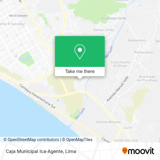 Caja Municipal Ica-Agente map