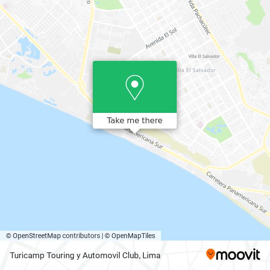 Turicamp Touring y Automovil Club map