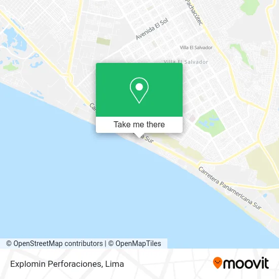 Explomin Perforaciones map