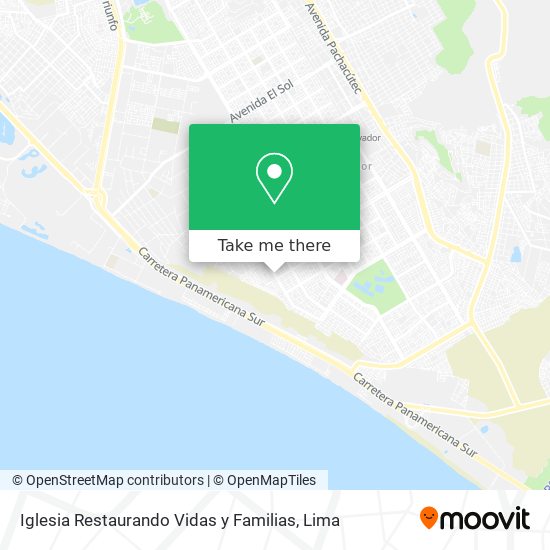 Iglesia Restaurando Vidas y Familias map