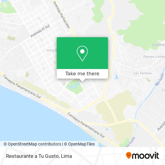 Restaurante a Tu Gusto map