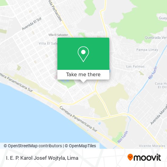 I. E. P. Karol Josef Wojtyla map
