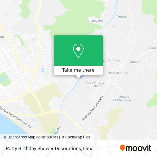 Mapa de Patty Birthday Shower Decorations
