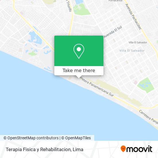 Terapia Fisica y Rehabilitacion map