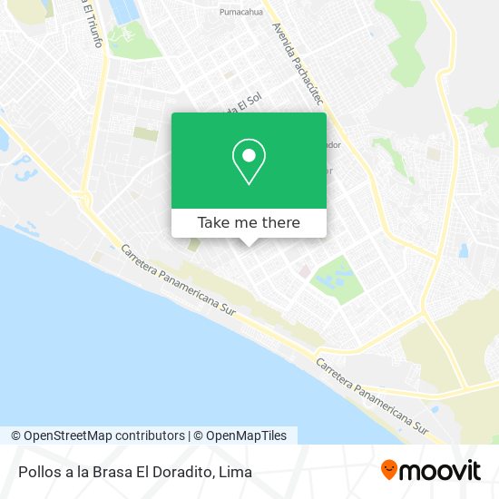 Pollos a la Brasa El Doradito map