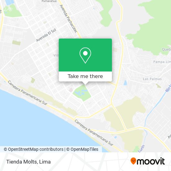 Tienda Molts map