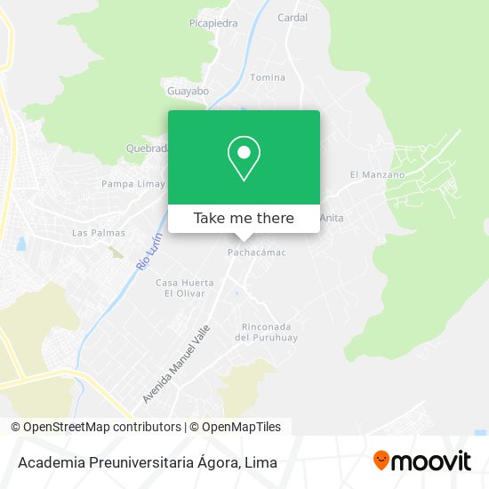 Academia Preuniversitaria Ágora map