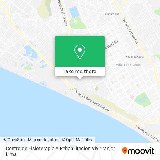 Centro de Fisioterapia Y Rehabilitaciòn Vivir Mejor map