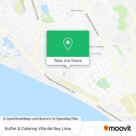 Mapa de Buffet & Catering Villa del Rey