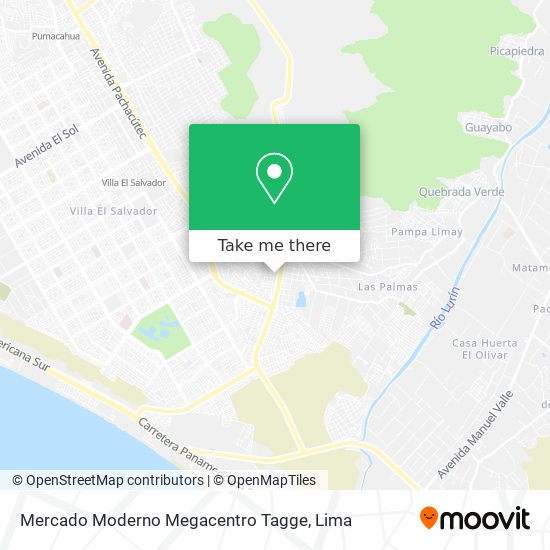 Mercado Moderno Megacentro Tagge map