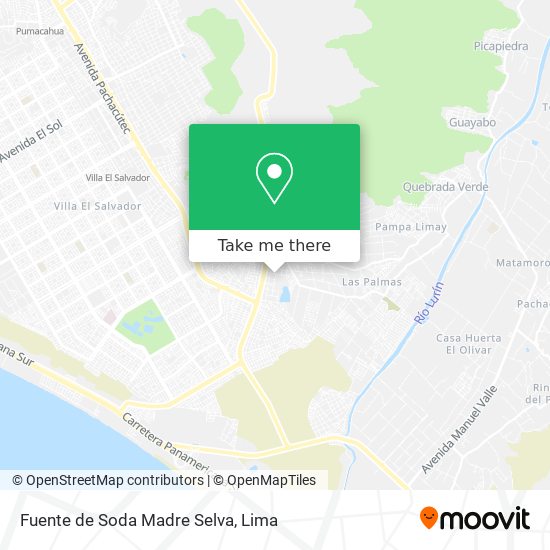 Fuente de Soda Madre Selva map