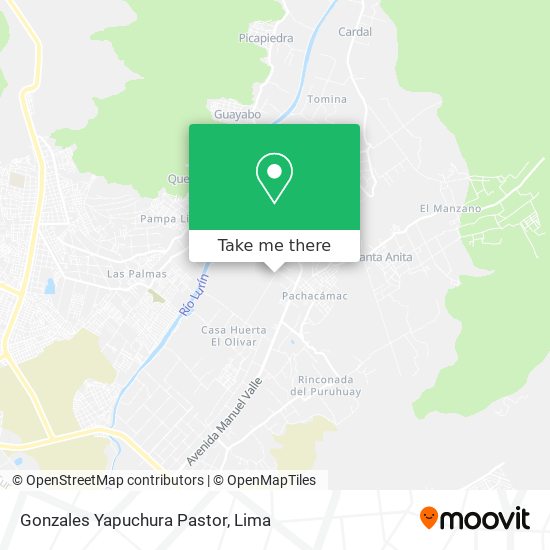 Gonzales Yapuchura Pastor map
