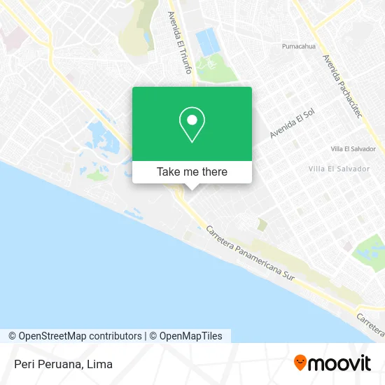 Peri Peruana map